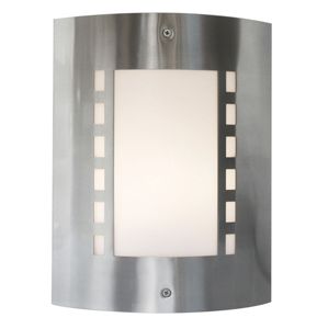 Light Impressions Kapego nástěnné přisazené svítidlo Wall I 220-240V AC/50-60Hz E27 1x max. 40,00 W 230 mm stříbrná 948109